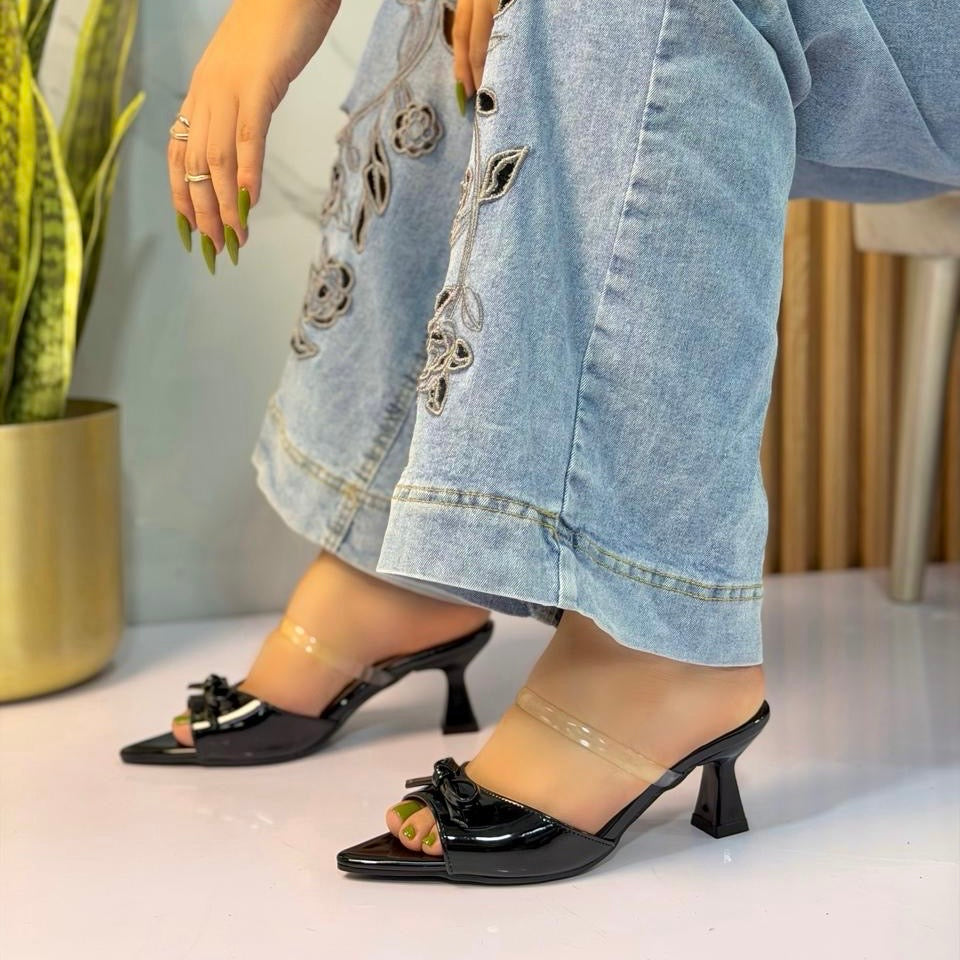 Ref. Koa - Tacon Coquette con Correa Transparente