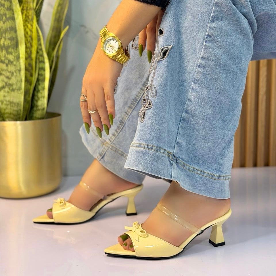 Ref. Koa - Tacon Coquette con Correa Transparente