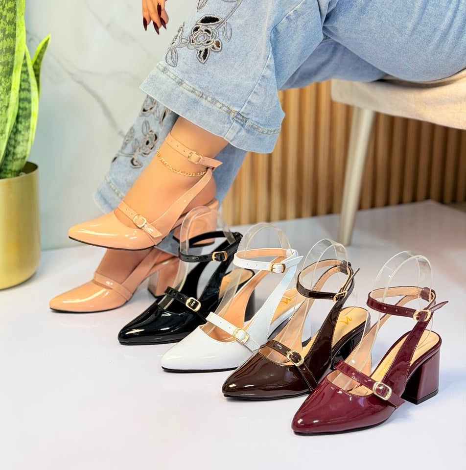 Ref. Liora - Tacon Elegante en Charol