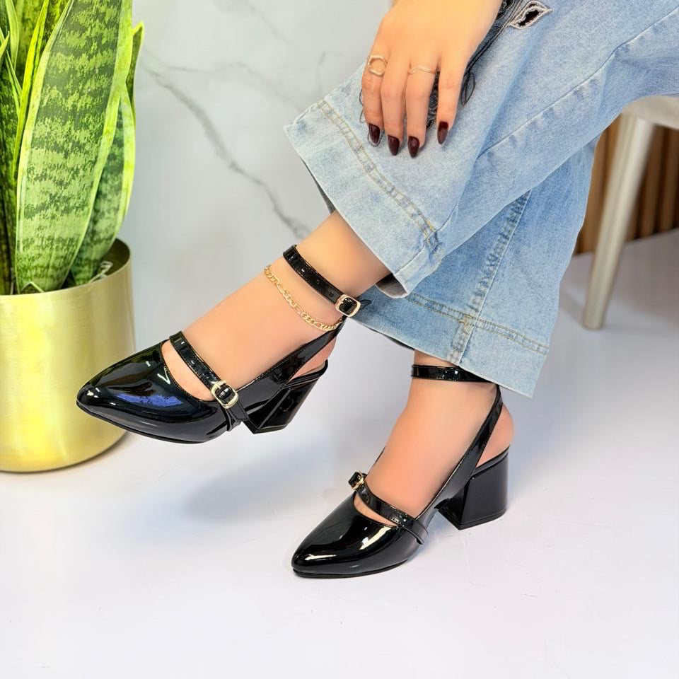 Ref. Liora - Tacon Elegante en Charol