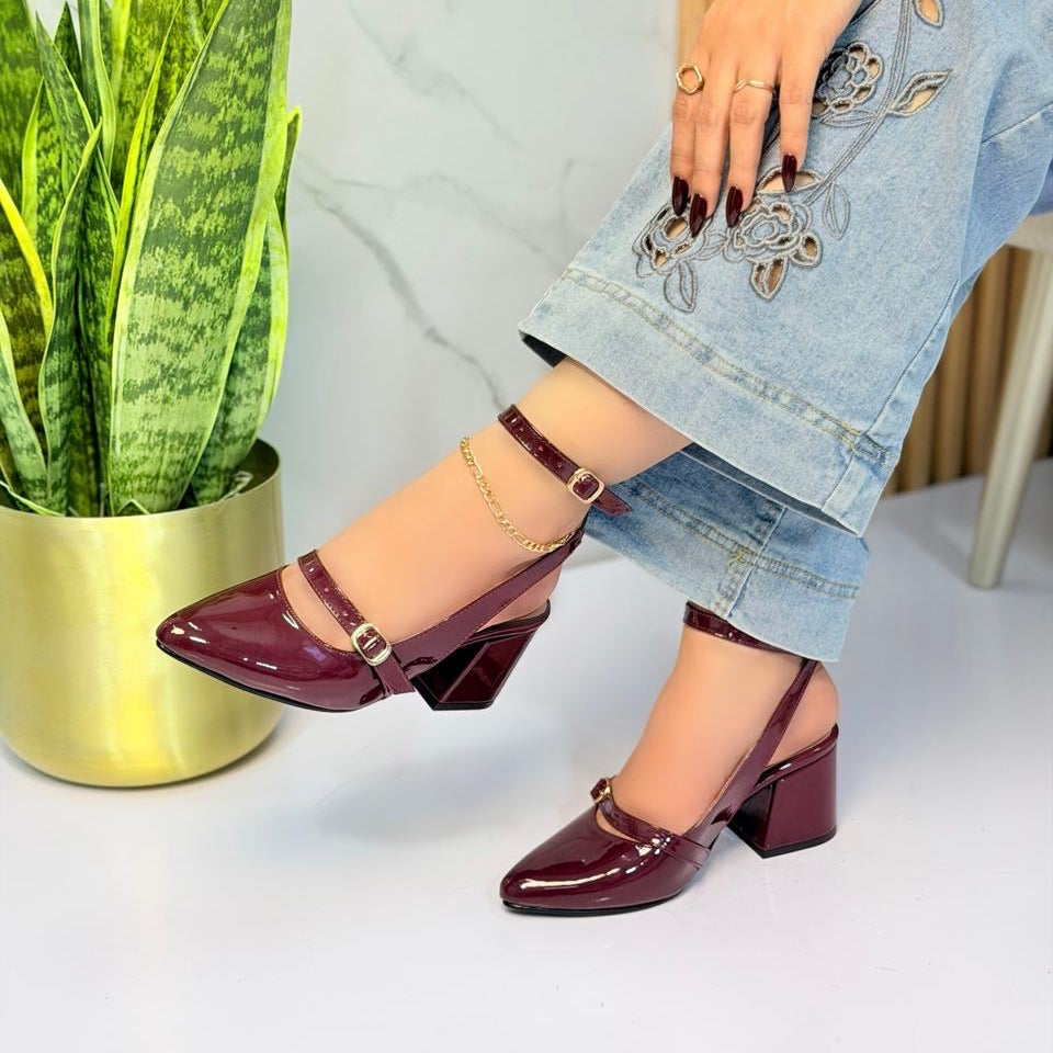 Ref. Liora - Tacon Elegante en Charol
